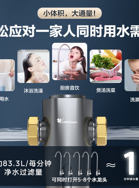 美的前置过滤器40微米精滤压力表