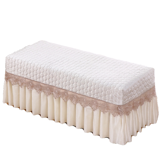 Piano stool seat cover rectangular makeup stool piano stool cover bed tail stool cover storage stool cover strip stool cover