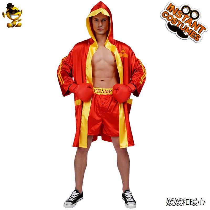 万圣节成人男款拳击手角色扮演舞台服装 大男拳王派对演出服装,淘宝优惠券,粉丝福利购,淘宝优惠卷