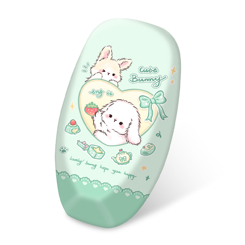 蝴蝶结兔兔电动车座垫套防水防晒新款可爱摩托电瓶车通用坐椅护罩,淘宝优惠券,粉丝福利购,淘宝优惠卷