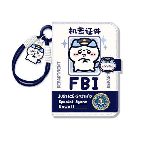FBI护照保护套登机牌护照夹卡包便携旅行证件套收纳小包可爱卡通 - 图3