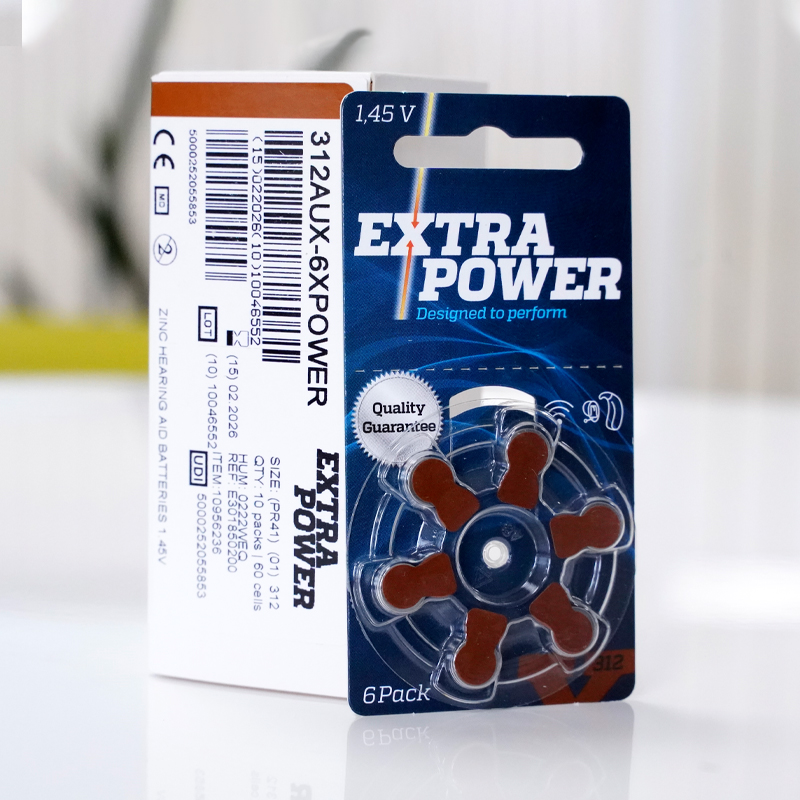 助听器电池英国进口Extra Power E10E13E312E675西门子瑞声达峰力-图1