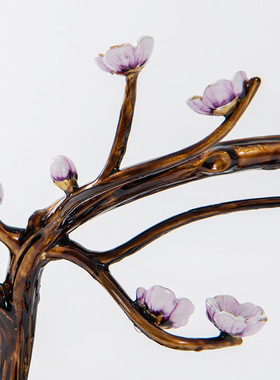 新中式喜上枝头创意摆件新古典