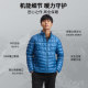 1000 ຕື່ມພະລັງງານ goose ສີຂາວລົງ jacket ນ້ໍາຫນັກເບົາ