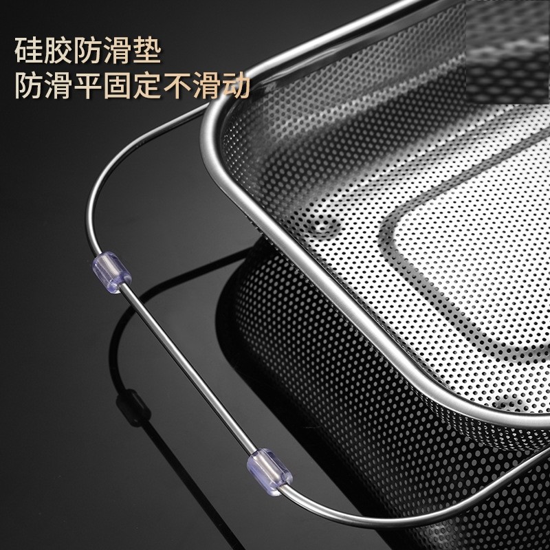 厨房水槽专用沥水篮不锈钢加密网眼水池可伸缩水槽滤水架家用淘米,淘宝优惠券,粉丝福利购,淘宝优惠卷