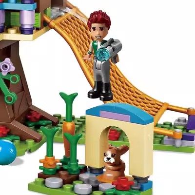 中国积木好朋友系列米娅的树屋41335儿童拼装玩具女孩子礼物10854