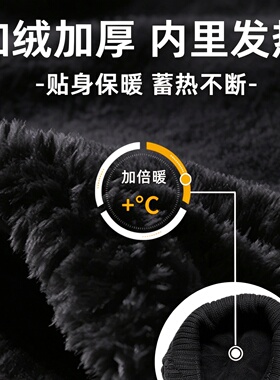 秋冬老钱风男士加绒护颈前进帽