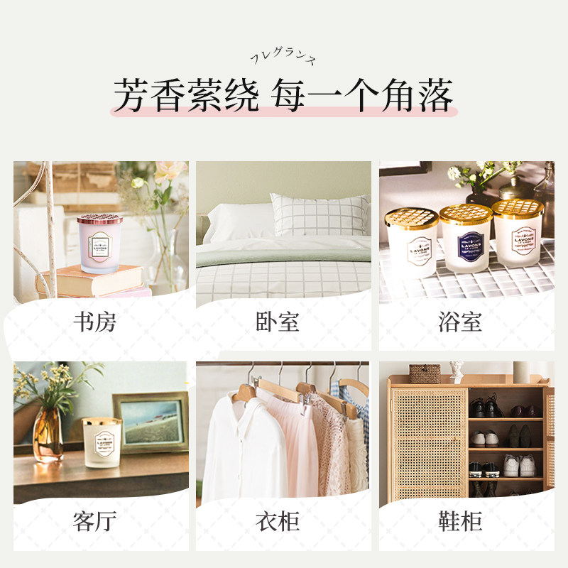 日本lavons朗蓬恩室内固体清新剂 NatureLab海外空气芳香剂