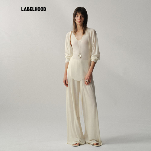【Liegee】蕾虎Adrift“漂流”罗纹微透背心2026春夏新款女装上衣 - 图1