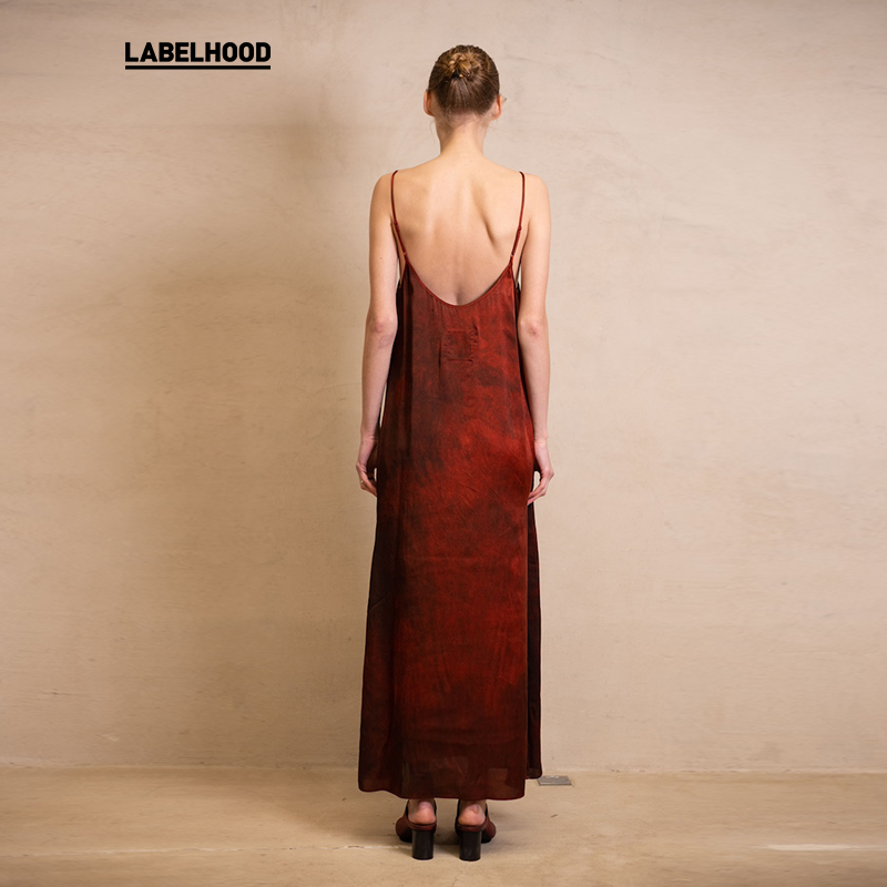 【UMA WANG】蕾虎设计感简约复古中式吊带ANAYADRESS女装裙子秋冬,淘宝优惠券,粉丝福利购,淘宝优惠卷