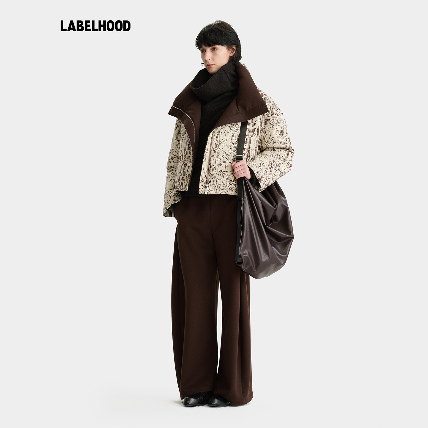 【deepmoss】蕾虎水中倒影提花羽绒短外套百搭秋冬气质女装上衣,淘宝优惠券,粉丝福利购,淘宝优惠卷