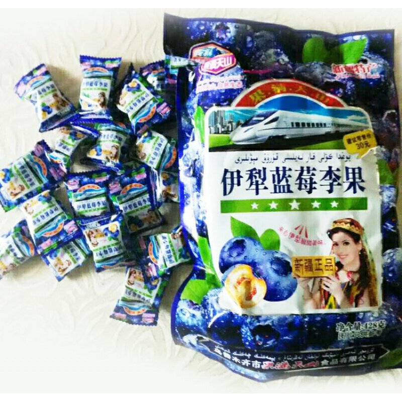 新疆特产伊犁428g蓝莓李果蓝蓝莓干 良山谷珍蓝莓