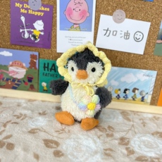 棉花娃娃/毛绒玩具娃衣 11cm花生企鹅衣服jellycat玩偶春天新款娃衣钩织祖母格帽子可定制