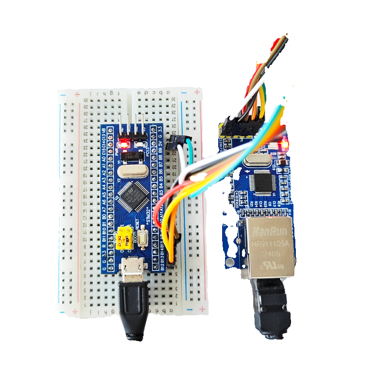 W5500以太网网络模块开发板集成TCPIP协议栈SPI转以太网51/STM32 - 图3