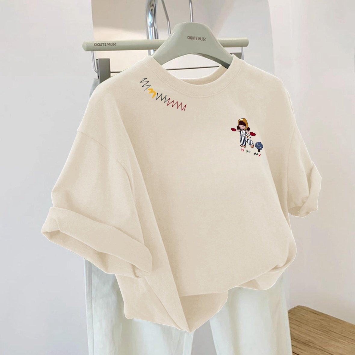 奥特莱斯~品牌折扣捡漏2026年春夏新款百搭休闲男女印花短袖t恤潮,淘宝优惠券,粉丝福利购,淘宝优惠卷