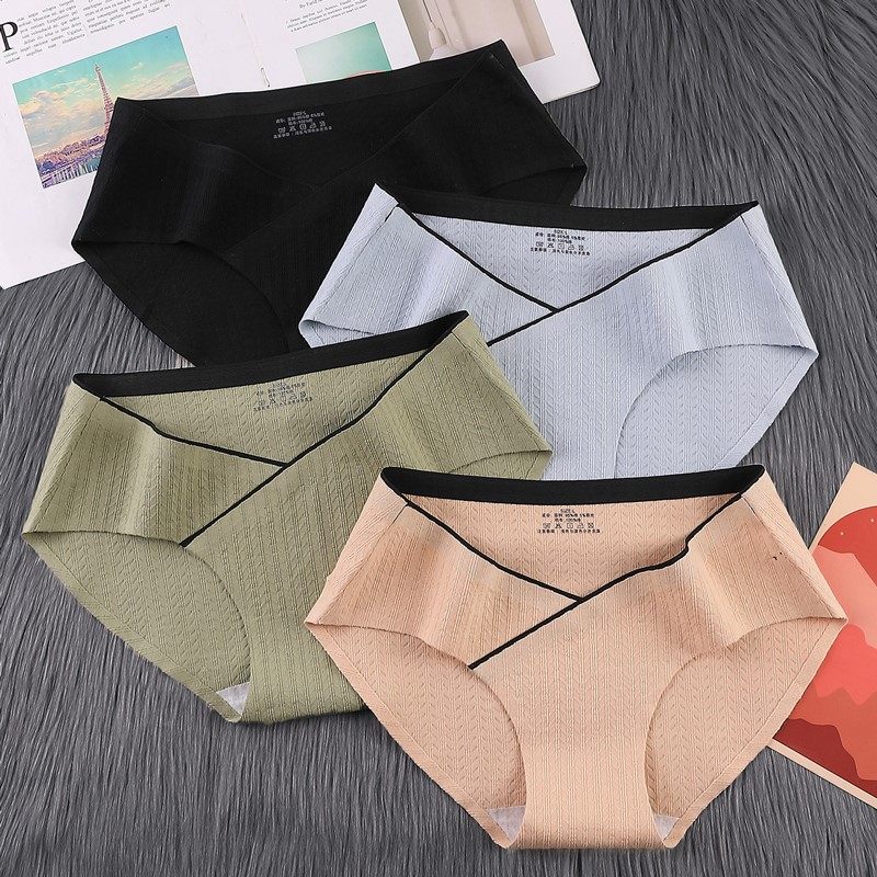 孕妇纯棉低腰无痕怀孕期夏季内裤 呼噜城内裤