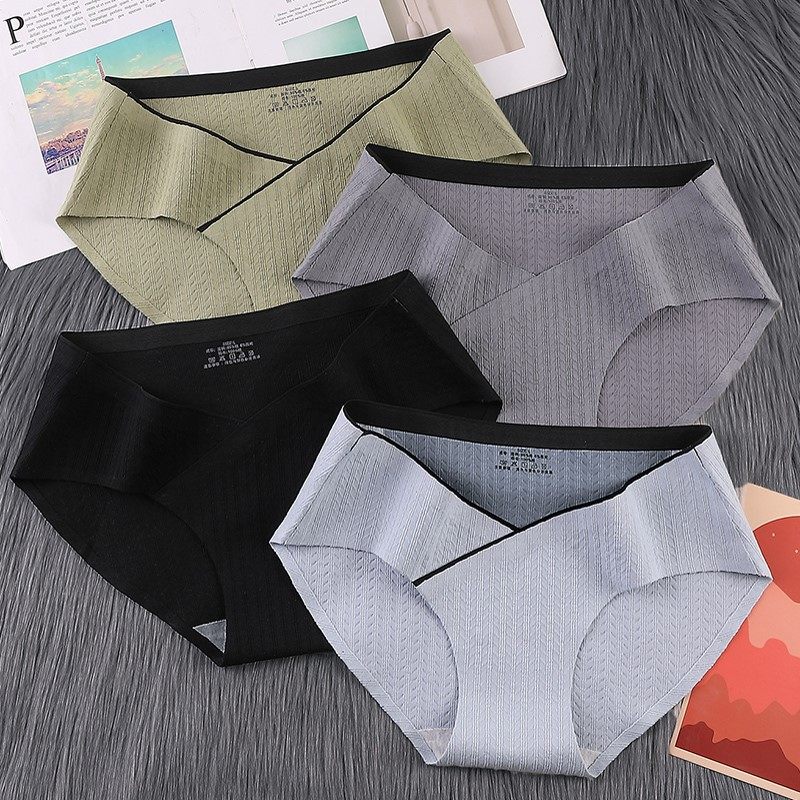 孕妇纯棉低腰无痕怀孕期夏季内裤 呼噜城内裤