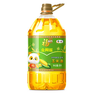 中粮福临门非转基因压榨玉米油5L*1*2*3*4桶清淡营养zb