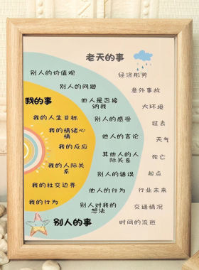 治愈系文字创意相框摆件