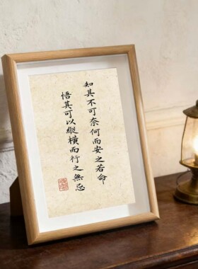 励志摆台挂画装饰画相框