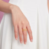 Chow Tai Fook SOINLOVE Treasure Girl Series Galaxy Sparkling Pure Gold Diamond Ring VRU111