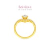 Chow Tai Fook SOINLOVE Fairy Star series Fairy Star pure gold gold diamond ring VRU235