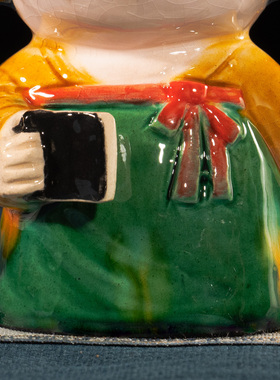 洛阳文创小胖妞唐三彩伴手礼摆件