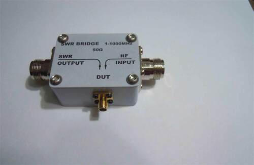 1-1000MHz 1GHz 反射电桥 驻波电桥 SWR电桥 射频电桥 定向电桥 - 图0