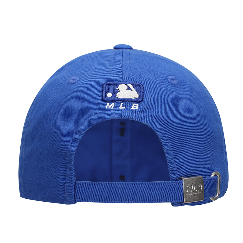 MLB官网男帽LA鸭舌帽2024新款女帽蓝色运动帽遮阳棒球帽3ACP7701N - 图1