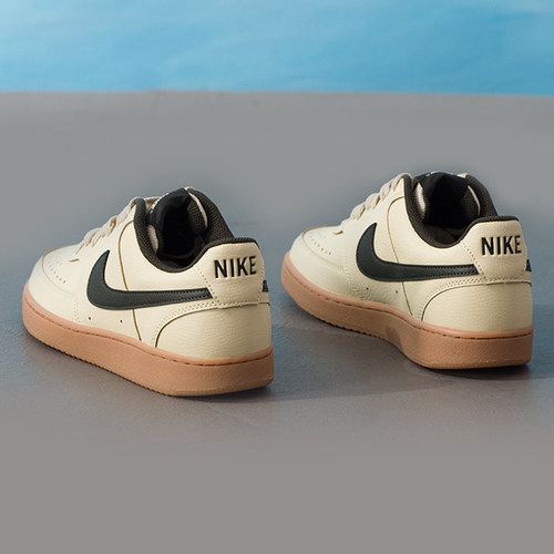 NIKE耐克板鞋男鞋2025秋季新款COURT VISION复古运动鞋轻便休闲鞋 - 图1