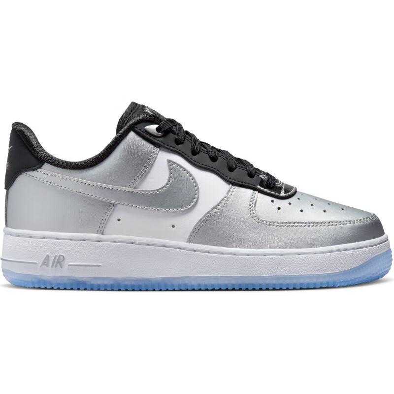 耐克 Nike Air Force 1 AF1女子空军一号银白休闲板鞋 DX6764-001 - 图1