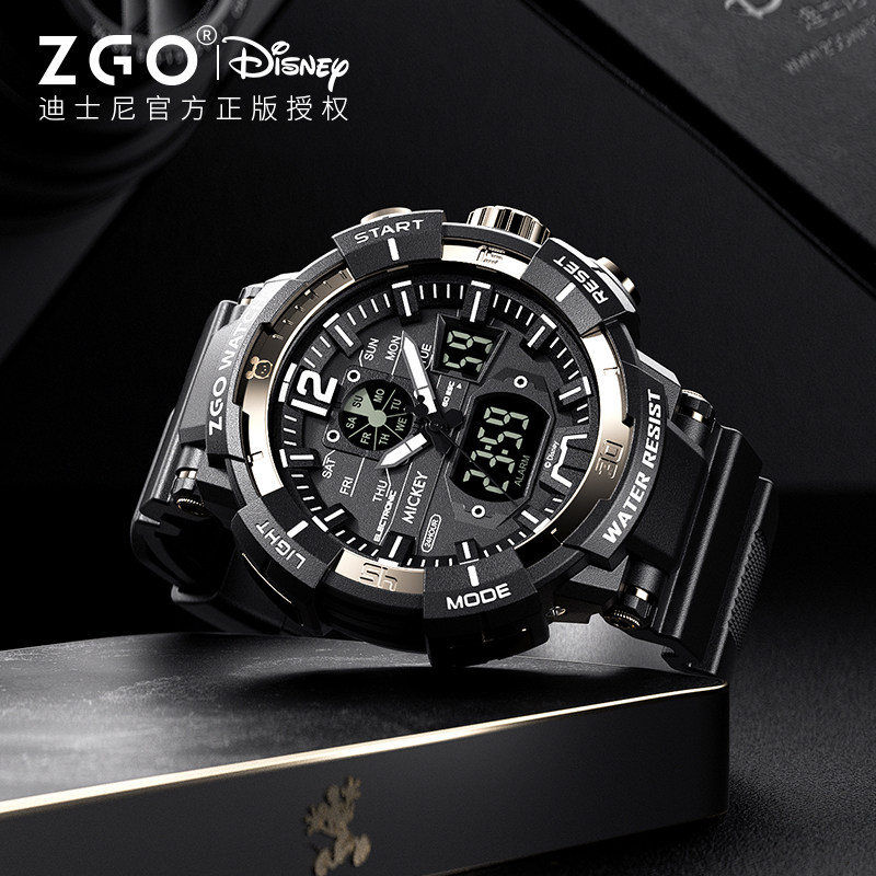 迪士尼青少年男学生潮流机械手表 幻速国产腕表