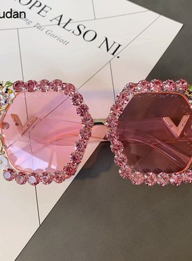 太阳眼镜个性欧美街拍