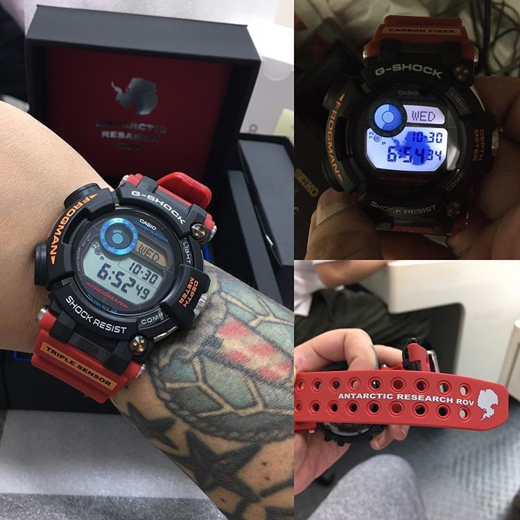 卡西欧G-SHOCK FROGMAN海洋之心限量潜水南极蛙人GWF-D1000ARR-1 - 图1