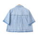 ເສື້ອຍືດແຂນສັ້ນ denim ຂອບດິບ
