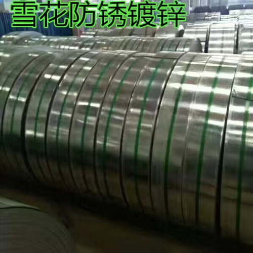 无花防锈镀锌带  铁皮铁带 镀锌铁皮 打包带 雪花镀锌不锈带 卷带 - 图1