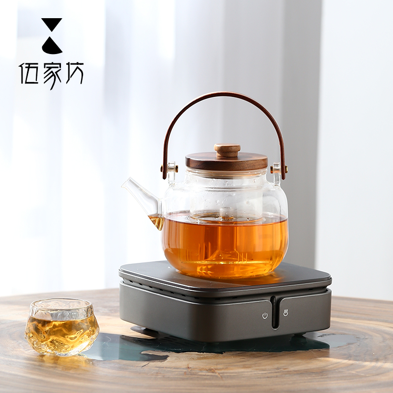 徳茗堂电陶炉茶炉猫眼二代家用小型煮茶器迷你静音煮茶专用煮茶炉-图0