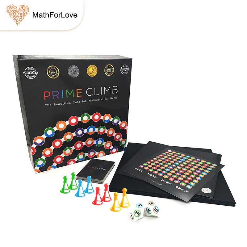 快慢狐 美国MathForLove儿童数学跳棋Primeclimb亲子益智桌游玩具 - 图1