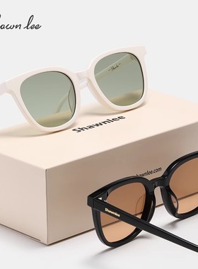 Shawnlee蓝色墨镜女高级感ins风防晒遮阳防紫外线开车太阳眼镜框