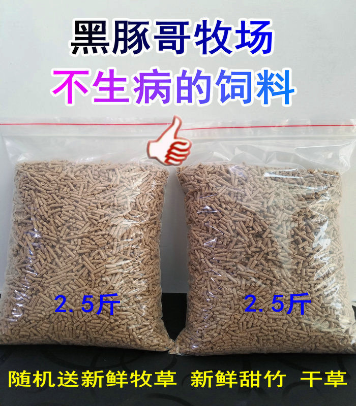荷兰猪豚鼠粮食天竺鼠饲料 除臭抗球虫含VC兔子草料专业主粮2斤装 - 图1