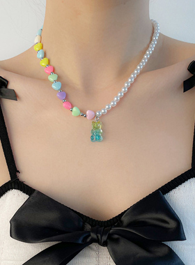 树脂女甜酷辣妹配饰百搭