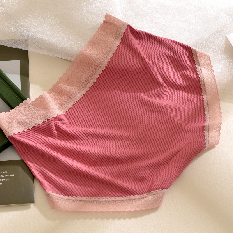 莫代尔内裤女中腰00%纯棉裆纯色柔软2024新款高颜值三角短裤简约,淘宝优惠券,粉丝福利购,淘宝优惠卷
