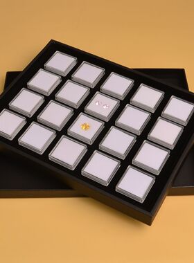 透明珠宝收纳盒展示托盘套装