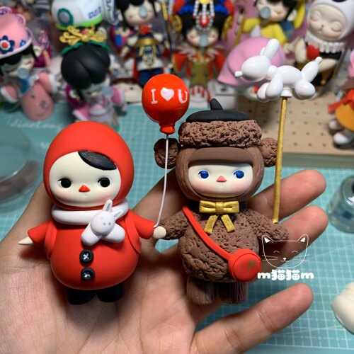 m猫猫m手作硅胶脸模潮玩盲盒娃娃diy材料南西毕琦魔力巴尼密林 - 图1