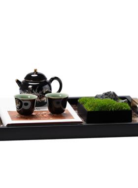 新中式陶瓷提梁壶茶具摆样