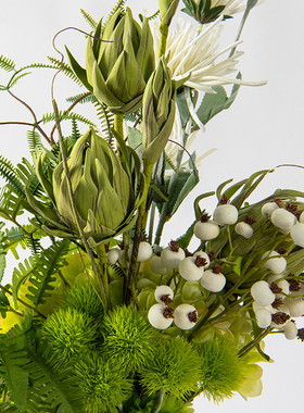 简约轻奢仿真干花花艺摆件