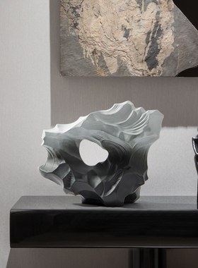 新中式风博古架书柜艺术储物罐