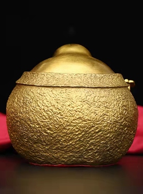 纯铜如意人物电视柜轻奢风弥勒佛