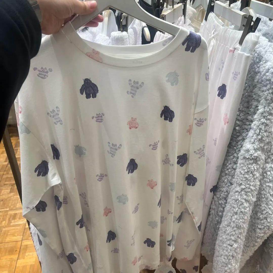 日系情侣款莫代尔棉春秋高级感情侣睡衣女卡通怪兽图案男士家居服,淘宝优惠券,粉丝福利购,淘宝优惠卷