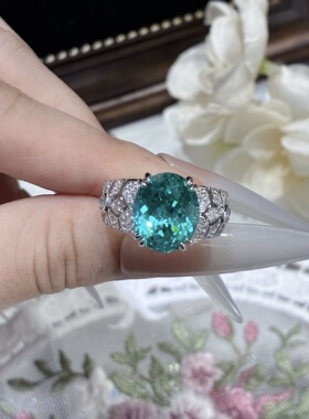 戒指女轻奢高级感帕拉伊巴色